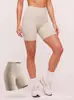 Calça Capri Esportiva de Yoga Personalizada Feminina Cintura Alta Levanta Bumbum Controle de Barriga Shorts de Yoga Corrida Ciclismo Apertado Levanta Bumbum Fitness