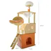 Marco de escalada para gatos transfronterizo para apartamentos pequeños, Rascador para gatos que ahorra espacio, Casa grande para gatos de nuevo estilo, Árbol para gatos de uso doméstico