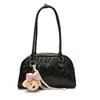 Bolso Boston Acolchado de Mano para Mujer, Nuevo Bolso de Hombro Simple de Moda Tendencia 2026, Elegante Bolso Versátil para Debajo del Brazo