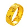 Dragón y Fénix Novia Juegan Perla Coche Flor 20N Cara Ancha Broche Pulsera de Boda Pulsera Chapada en Cobre Oro 999 Suministro al por Mayor