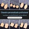 Chaveiro de Madeira Personalizado Presente Publicitário Criativo Empresa Cultural e Criativa Desenho Animado Pingente de Madeira Atacado Personalização