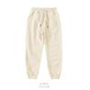 Ropa Infantil Tilani Europea y Americana Primavera y Otoño Peso Pesado 320g Algodón Felpa Marca de Moda Hombres y Mujeres Niños Bebé Pantalones de Chándal Largos