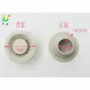 Armário de funcionários plástico varão para pendurar roupas armário de roupas varão para pendurar roupas aço inoxidável base do varão para pendurar roupas flange acessórios