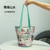 Bolsa Balde Cultural e Criativa Estilo Chinês Dunhuang Bolsa de Lona Espessa Bolsa de Mão Estampada para Mulheres Bolsa para Mamãe Pronta para Venda