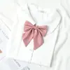 Pajarita JK Color Puro Raíz de Pluma Estilo Preppy Femenino Traje de Marinero Estudiante Lazo Estilo Japonés Camisa de Uniforme Traje de Licenciatura