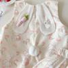Falda Bud para Niñas Verano Nuevo Vestido sin Mangas Verano Bebé Niña Falda de Princesa Falda Linda con Orejas de Conejo