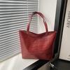 Bolso de Gran Capacidad para Mujer 2024 Nuevo Cuero Suave Bolso de Hombro Sobaco Vintage Bolso Tote para Trabajo y Desplazamiento de Mujer Combinable con Todo