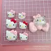 Luminoso Lazo Grande K Gato Accesorios de Resina Pegamento de Crema DIY Hecho en Casa Funda para Teléfono Móvil Pasador Caja para Auriculares Pegatina para Refrigerador