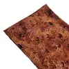 Estampado Floral en RelieveTela Estampada con Flores Doradas para Vestido Qipao de Mujer Chaleco Tela Floral Retro