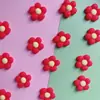 Accesorios de Resina Flor Roja Pequeña Accesorios para Fiestas de Año Nuevo Hecho a Mano DIY Parche para Funda de Teléfono Móvil Materiales para Accesorios de Cabello Accesorios de Joyería