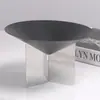 Plato de Frutas en Forma de Embudo Metálico Creativo Moderno Simple Plato de Almacenamiento Sala de Estar Mesa de Café Comedor Escritorio Adornos Decorativos de Lujo Ligero