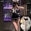 Lingerie sexy, estilo abstinência de desejo puro, uniforme justo, body sem entrepernas, conjunto feminino de peça única com entrepernas aberta qqny dropshipping