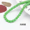 Kit de Materiales para Pulseras DIY Hechas a Mano con Cuentas 8mm Cristal de Vidrio Cuentas Planas Cuentas para Puerta Cortina Divisoria Cuentas Sueltas Semiacabadas