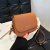 Bolso sencillo y bonito para mujer, novedad de 2025, bolso de sillín coreano de moda, bandolera pequeña estilo Mori texturizada, bolso de hombro combinable.