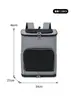 Transportadora para Gatos, Mochila de Lona de Gran Capacidad para Perros, Transportadora Portátil de Hombro para Gatos, Mochila para Gatos, Transportadora de Animales