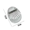 Kalimba de 8 tonos transfronteriza Piano de pulgar Pequeño de 8 teclas Mini instrumento musical Piano de pulgar Portátil de madera Transparente Piano de pulgar