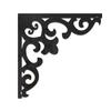 Pegatina de Flor de Esquina Acrílica de 20 cm Pegatina de Esquina Pegatina de Superficie de Espejo Decoración para Muebles Hogar Pared de Fondo de TV Pegatina de Pared Decorativa