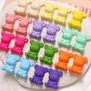 Lindo parche de oso de color sólido con pintura de goma mate, accesorios de joyería DIY, aretes, pasador para el cabello, material para funda de teléfono móvil al por mayor