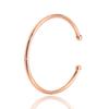 Nuevo Pulsera Deformable Trenzada Ajustable Estilo Europeo y Americano Chapada en Cobre Oro Real con Sensación de Alta Gama, Modelo Ajustable Estilo Lujo Ligero de Nicho