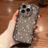 Suministro Exclusivo Transfronterizo de Funda Morada Floral para iPhone 17, Funda de Silicona Suave para iPhone 13, Cubierta Protectora para 14, 16 Pro Max