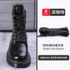 Atacado de fábrica cadarços para sapatos de couro cadarço plano encerado cadarço para botas martin sapatos casuais esportivos branco preto marrom cáqui corda de cadarço