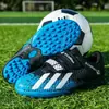 Zapatos de fútbol para hombre, zapatos de fútbol infantiles con velcro para estudiantes, zapatos de entrenamiento con tacos TF, zapatos de fútbol para niños