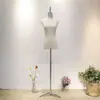 Adereços de modelo de loja de roupas manequim feminino de meio corpo suporte para vestido de noiva suporte de exibição de vitrine feminina suporte fotográfico estilo coreano