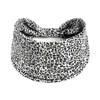 Diadema con Estampado de Leopardo, Cebra y Serpiente Europea y Americana Sexy para Mujer Diadema Elástica Nudo Diadema Deportiva
