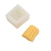 Molde de silicona para velas de aromaterapia con forma de medio maíz, ideal para decorar tartas, fondant y jabón hecho a mano.