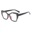 Nuevo marco TR gafas anti luz azul para mujer cuadradas moda marco para gafas de miopía simple europeo y americano INS gafas lisas