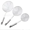 Espumadera de Alambre de Acero Inoxidable Grande Colador para Tambor de Aceite Espumadera de Cocina Colador para Fideos Mango de Acero Inoxidable Suministros de Cocina