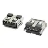 Conector USB 2.0 Af Plug Reto Vertical 180 Graus A=10.0Mm Plug Vertical Pino Reto USB Conector Dip Interface
