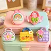 Mini Bolsa Pequena Fofa de Resina Peças de Acessórios DIY Cola de Creme Desenho Animado 3D Grampo de Cabelo Fivela de Sapato Pingente Decoração