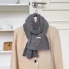 Bufanda de mezcla de lana 2026, color liso, de alta gama para mujer, protector de cuello cálido de invierno, calentador de cuello versátil tejido