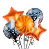 Combinación de Decoración para Fiesta de Halloween Transfronteriza Globo Calavera Calabaza Murciélago Globo Set de Globos para Fiesta de Halloween