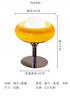 Luminária de mesa Tarte de Ovo modelagem moderna Bauhaus lâmpada criativa presente de Dia dos Namorados lâmpada de cabeceira para casa quarto médio e antigo quente