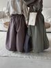 Productos Infantiles Jiaye 2026 Nuevos Pantalones de Algodón Estilo Linterna para Primavera y Otoño para Niños y Niñas, Pantalones Largos Holgados con Parches y Cordón