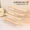 Estante de Exhibición para Almacenamiento de Cajas Sorpresa Escalera de Madera Forma Perfume Cosméticos Figura Adornos Pequeños Estante Acrílico de Niveles