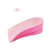 Palmilha aumentada design de meia almofada invisível ajustável de duas camadas absorção de choque universal masculino e feminino 5cm aumentado