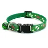 Collar de Tela con Huella de Mascota Anillo de Cuello con Cascabel para Perro Pequeño Cubierta de Cuello para Gato Decoración Cabezal de Tracción Suministros para Mascotas