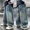 Ropa Infantil Jeans Holgados para Niños, Pantalones Cargo para Niños Talla Mediana y Grande, Ropa de Abrigo Pantalones de Primavera y Otoño para Niños, Venta al por Mayor Transfronteriza
