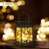 Luz de Paisagem Decorativa para Pátio Solar Luz de Vela Solar Luz Amarela Piscante Vela Solar Fio de Cobre Luz de Palácio