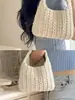 Mini Bolso Tejido de Diseño de Nicho Súper Popular para Mujer, Nuevo Hilo de Material DIY Bolso Hecho a Mano de Espiga