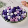 Pompones de colores mixtos, materiales de manualidades creativas DIY para jardín de infantes de niños, pompones pequeños coloridos, bolas de felpa de alta elasticidad para decoración