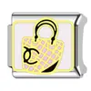 Bolso de Hombro de Moda de Dibujos Animados Transfronterizo Bolso de Mano Accesorios Acero Inoxidable Pulsera de Módulo Italiano Accesorios de Joyería DIY