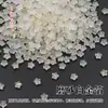 Estrela de cinco pontas furo reto furo vertical estrela pequena esmalte de cor antiga material para fazer grampo de cabelo com borla feito à mão
