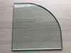 Trípode, Plataforma Ventilador Esmerilado en Forma de Abanico Baño Vidrio Templado Antideslizante Exhibición Arenado Translúcido Transmitente de Luz Privacidad