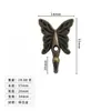 Colgador de Ropa Grueso Nuevo Mariposa Gancho de Mural Antiguo Europeo Gancho Único para Armario Guardarropa Gancho de Aleación Vintage