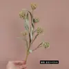 Flor Artificial Cruzada de un Solo Tallo 6 Cabezas Crisantemo Dorado Bola de Flores Artificiales Decoración de Arreglo Floral para Jarrón de Sala de Estar en Casa Flor Falsa