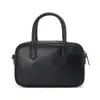 Bolso Boston de Cuero de Vaca de Primera Capa Curtido Vegetal para Mujer, Bolso de Cuero Genuino Vintage Tipo Bowling, Bolso de Mano para Viajes Diarios, Bolso Cruzado para Hombro